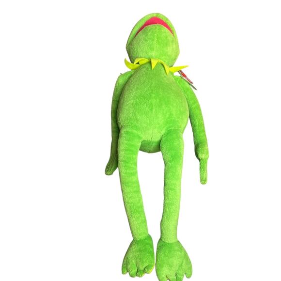 Ty Disney Kermit The Frog Plush 16" Stuffed Animal Muppets Beanie Buddies w/ Tag - Picture 2 of 6